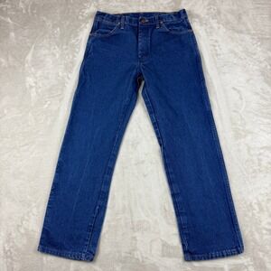 Wrangler Jeans Mens 32x30 (30.5x29.5) Blue Denim Cowboy Cut Western Rodeo 13MWZ